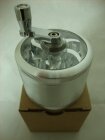 Grinder Kurbel Metall 4-teilig 6cm Silber&für Kräuter