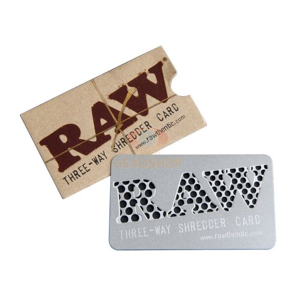 RAW Premium Grinder-Karte Kreditkarte&für Kräuter