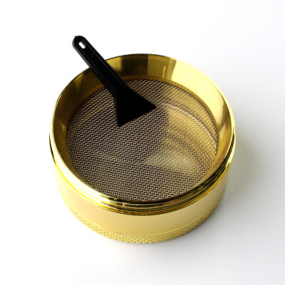 Kräuter Grinder gold Ø4,9cm Crusher Zubehör