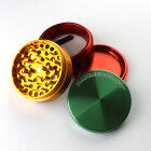 Grinder RASTA 40mm 4-tlg. mit Sieb&Schaber Kräutermühle
