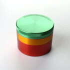 Grinder RASTA 40mm 4-tlg. mit Sieb&Schaber Kräutermühle