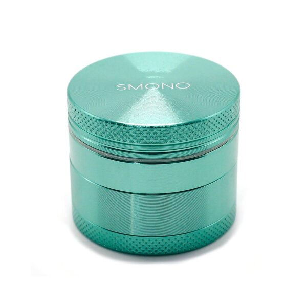Smono Alu Grinder 40mm grün 4-teilig anodisiert Sieb