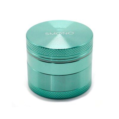 Smono Alu Grinder 40mm grün 4-teilig anodisiert Sieb