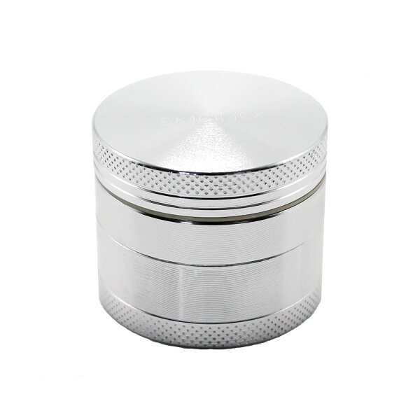 Smono Alu Grinder 40mm silber 4-tlg anodisiert Sieb