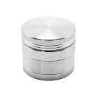 Smono Alu Grinder 40mm silber 4-tlg anodisiert Sieb