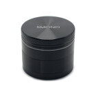 Smono Alu Grinder 40mm schwarz 4-tlg anodisiert Sieb