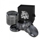 Leo Grinder 40mm Coal Grey 4-tlg. Anodisiert abriebfest